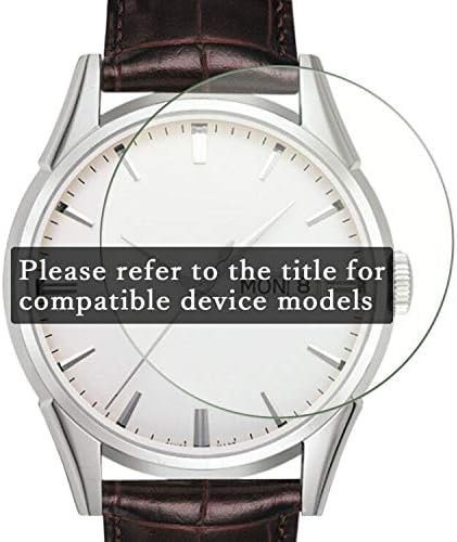 Synvy [3 Pack] מגן מסך, התואם לאזרח CA0428-56E כונן כונן TPU סרט Smartwatch Smart Watch מגנים [זכוכית לא מזג]